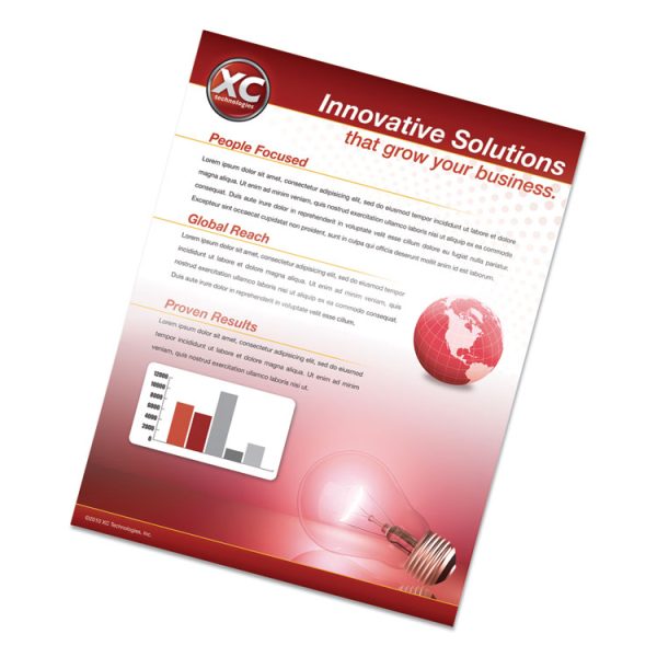 Laminating Pouches, 7 Mil, 9" X 11.5", Gloss Clear, 100/pack - Image 3