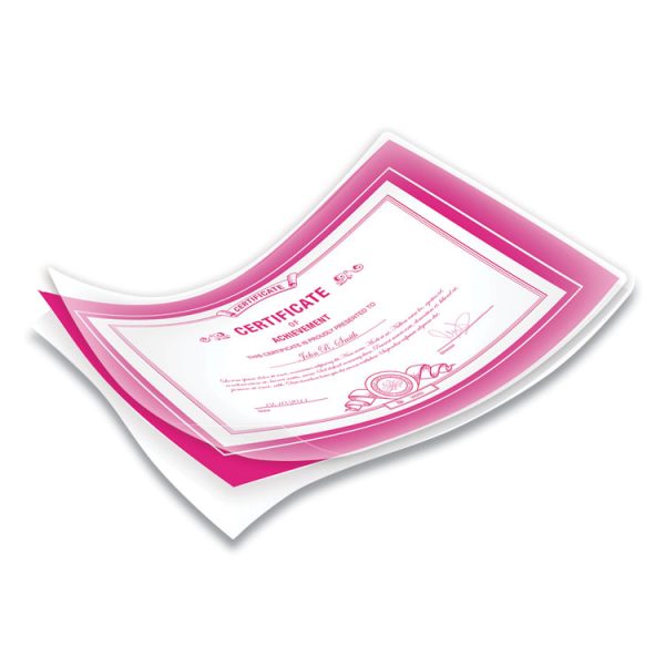 Laminating Pouches, 10 Mil, 9" X 11.5", Gloss Clear, 50/pack - Image 3