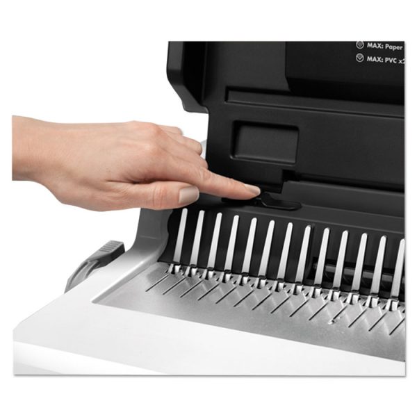 Pulsar Electric Comb Binding System, 300 Sheets, 17 X 15.38 X 5.13, White - Image 5