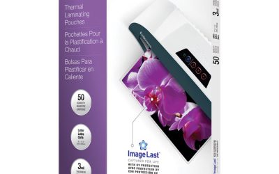 Imagelast Laminating Pouches With Uv Protection, 3 Mil, 9″ X 11.5″, Clear, 50/pack