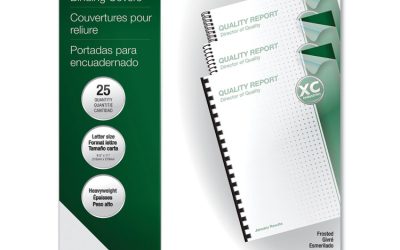 Futura Presentation Covers for Binding Systems, Frost, 11 x 8.5, Unpunched, 25/Pack