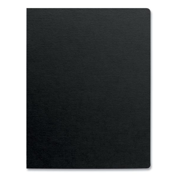 Futura Presentation Covers for Binding Systems, Opaque Black, 11 x 8.5, Unpunched, 25/Pack - Image 5