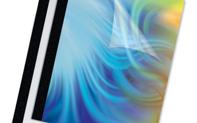 Thermal Binding System Presentation Covers, Clear, 91 to 120 Sheet Capacity, 11 x 8.5, Unpunched, 10/Pack