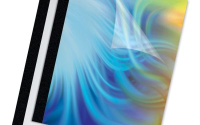 Thermal Binding System Presentation Covers, Clear, 181 to 240 Sheet Capacity, 11 x 8.5, Unpunched, 10/Pack