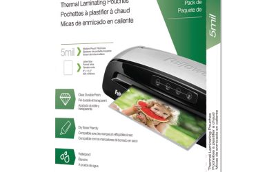 Laminating Pouches, 5 Mil, 9″ X 11.5″, Gloss Clear, 100/pack