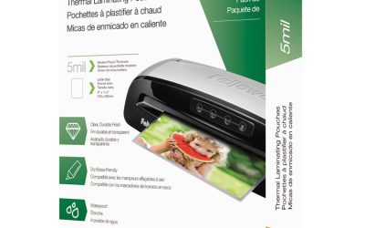 Laminating Pouches, 5 Mil, 9″ X 11.5″, Gloss Clear, 200/pack