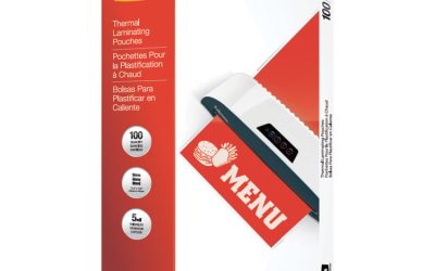 Thermal Laminating Pouches, 5 Mil, 11.5″ X 17.5″, Matte Clear, 100/pack