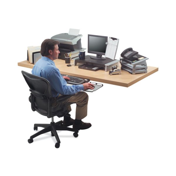 Office Suites Printer/machine Stand, 21.25 X 18.06 X 5.25, Black/silver - Image 4