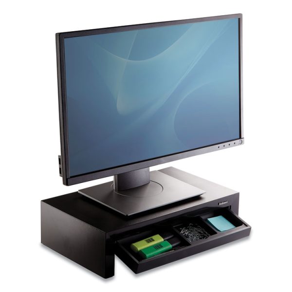Designer Suites Monitor Riser, For 21" Monitors, 16" X 9.38" X 4.38" To 6", Black Pearl, Supports 40 Lbs - Image 3