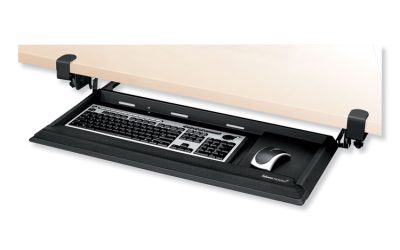 Designer Suites Deskready Keyboard Drawer, 19.19w X 9.81d, Black Pearl
