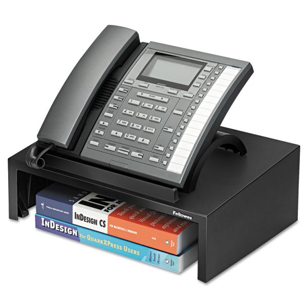 Designer SuitesT Telephone Stand, 13 x 9.13 x 4.38, Black Pearl