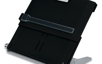 Professional Series Document Holder, 250 Sheet Capacity, Plastic, Black