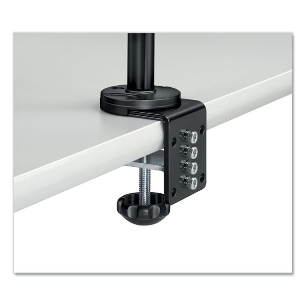 Professional Series Depth Adjustable Dual Monitor Arm, 360 Deg Rotation, 37 Deg Tilt, 360 Deg Pan, Black, Supports 24 Lb - Image 7