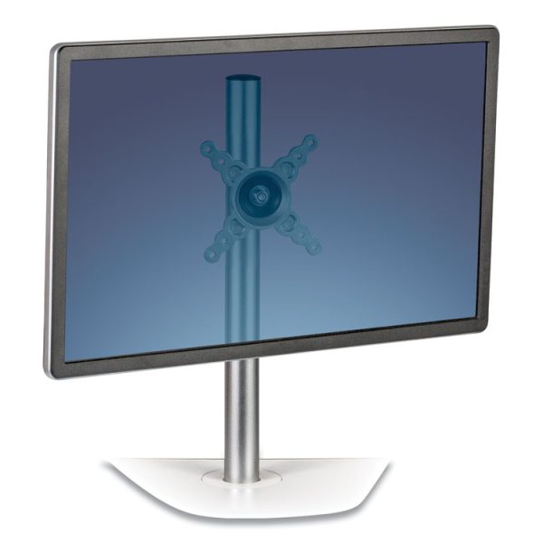 Lotus Single Monitor Arm Kit, For 26" Monitors, 180 Degree Rotation, 180 Degree Pan, Silver, Supports 17 Lb - Image 2
