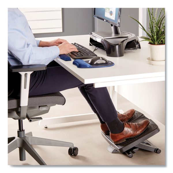 Ultimate Foot Support, HPS, 17.75w x 13.25d x 4 to 6.5h, Black/Gray - Image 4