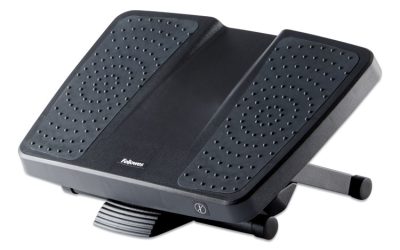 Ultimate Foot Support, HPS, 17.75w x 13.25d x 4 to 6.5h, Black/Gray