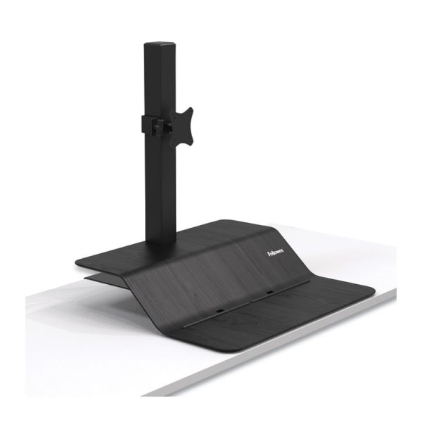 Lotus Ve Sit-Stand Workstation, 29" X 28.5" X 27.5" To 42.5", Black - Image 3