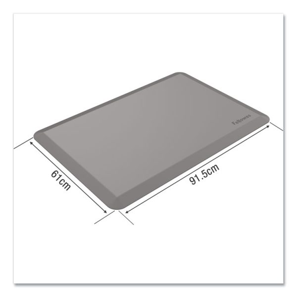 Anti-Fatigue Wellness Mat, Rectangular; Beveled Edges, 36 X 24, Black - Image 5