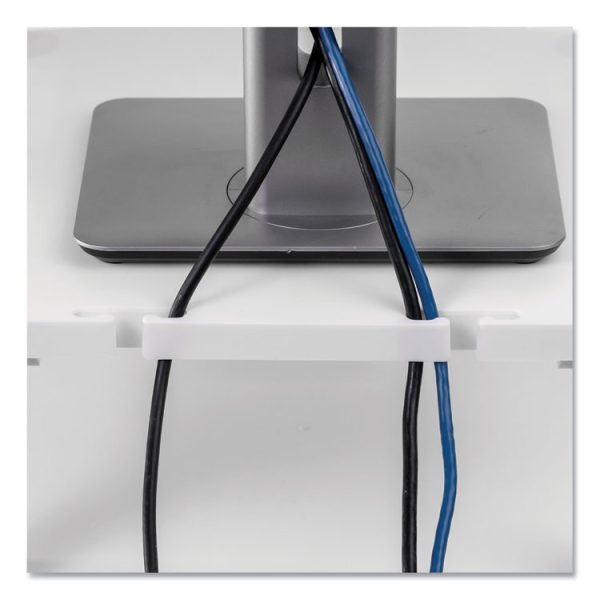 Standard Monitor Riser, For 21" Monitors, 13.38" X 13.63" X 2" To 4", Platinum/graphite, Supports 60 Lbs - Image 6