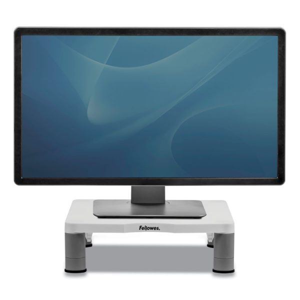 Standard Monitor Riser, For 21" Monitors, 13.38" X 13.63" X 2" To 4", Platinum/graphite, Supports 60 Lbs - Image 2