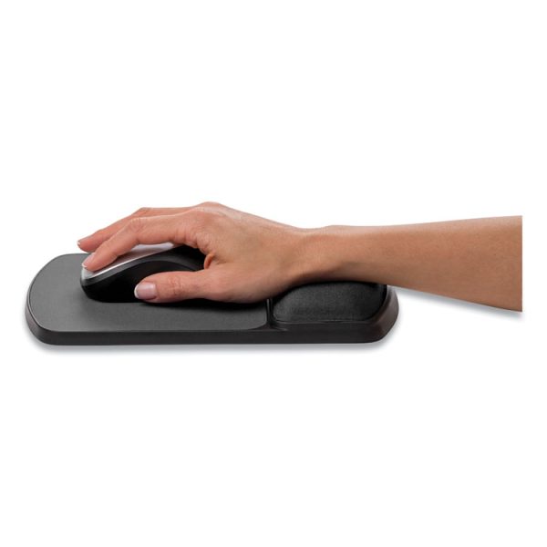 Gel Mouse Pad with Wrist Rest, 6.25 x 10.12, Graphite/Platinum - Image 3