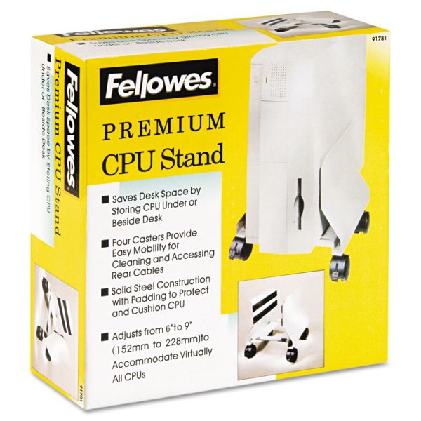 Premium CPU Stand, Supports 50 lb, 8w x 9d x 9.5h, Platinum - Image 6