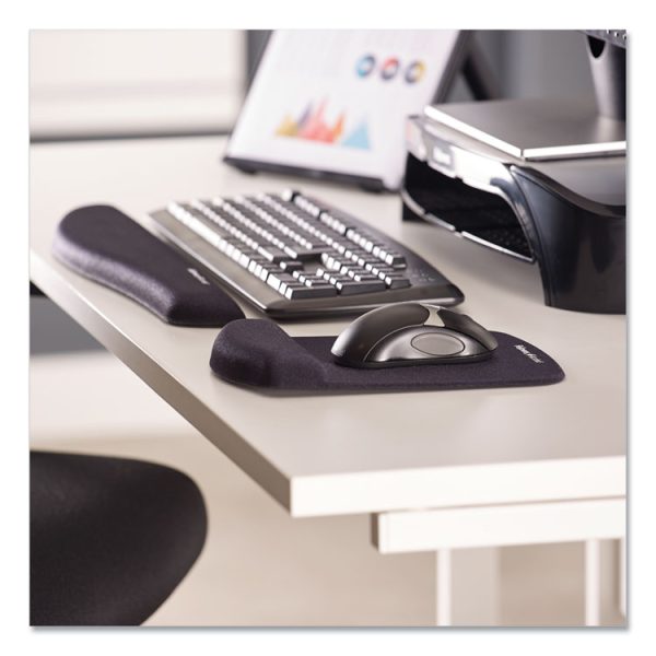 PlushTouch Keyboard Wrist Rest, 18.12 x 3.18, Black - Image 4