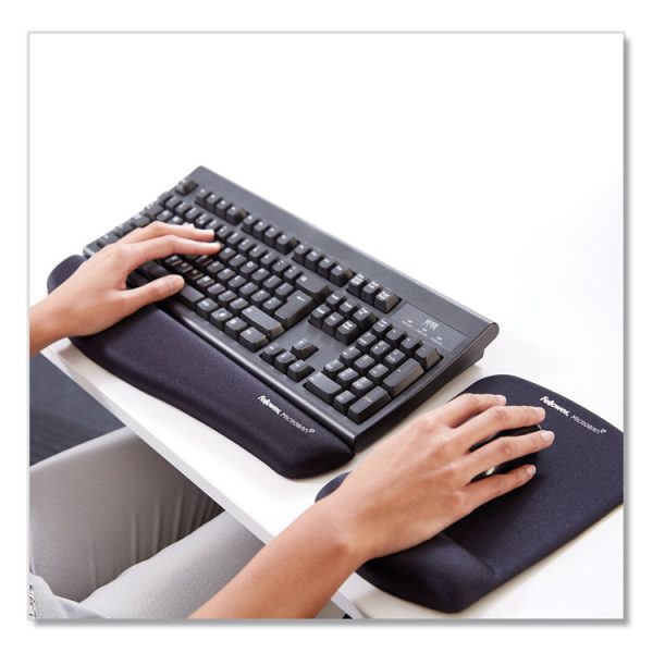 PlushTouch Keyboard Wrist Rest, 18.12 x 3.18, Black - Image 5