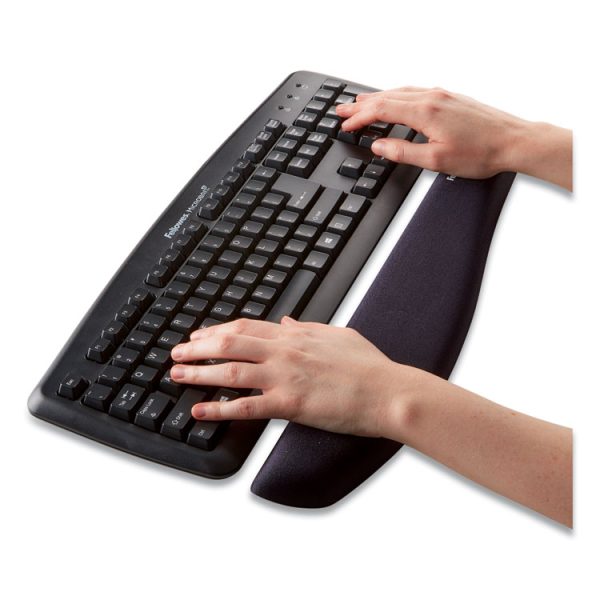 PlushTouch Keyboard Wrist Rest, 18.12 x 3.18, Graphite - Image 2