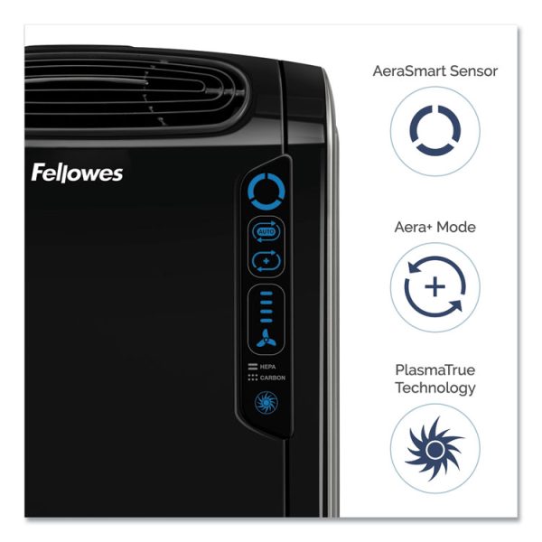 HEPA and Carbon Filtration Air Purifiers, 200 to 400 sq ft Room Capacity, Black - Image 5