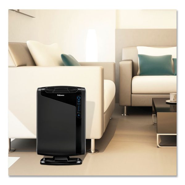 HEPA and Carbon Filtration Air Purifiers, 300 to 600 sq ft Room Capacity, Black - Image 5