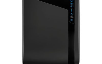HEPA and Carbon Filtration Air Purifiers, 300 to 600 sq ft Room Capacity, Black