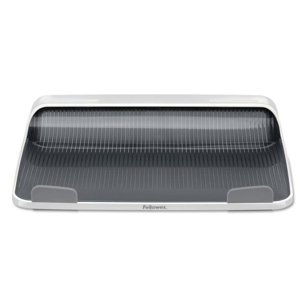 I-Spire Series Laptop Lift, 13.19" X 9.31" X 4.13", White/gray, Supports 10 Lbs - Image 3