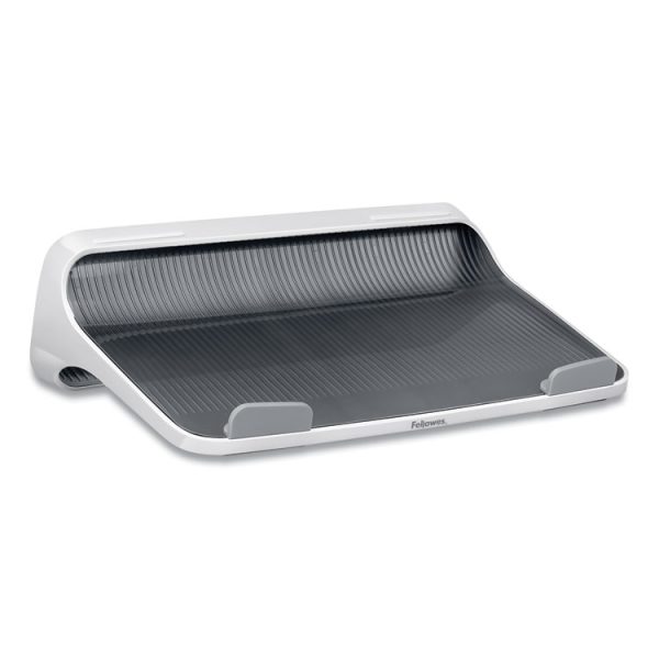 I-Spire Series Laptop Lift, 13.19" X 9.31" X 4.13", White/gray, Supports 10 Lbs - Image 4