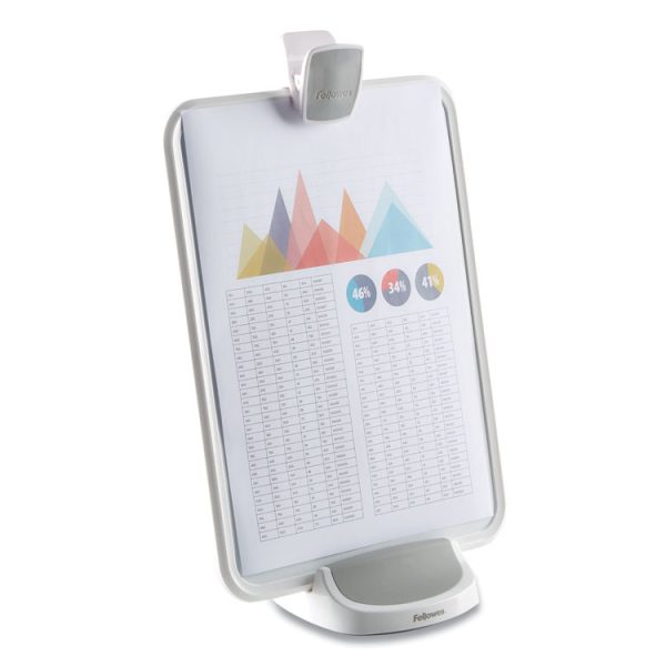 I-Spire Series Document Lift, 100 Sheet Capacity, Abs Plastic/high Impact Polystyrene, White/gray - Image 3