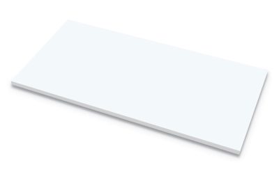 Levado Laminate Table Top, 48″ x 24″, White