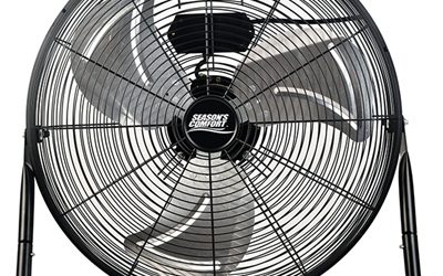 20″ High Velocity Fan Black