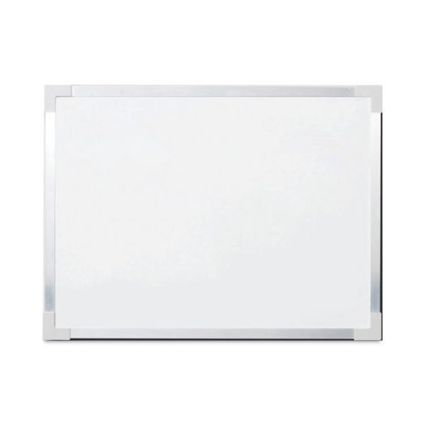 Framed Dry Erase Board, 48 x 36, White Surface, Silver Aluminum Frame