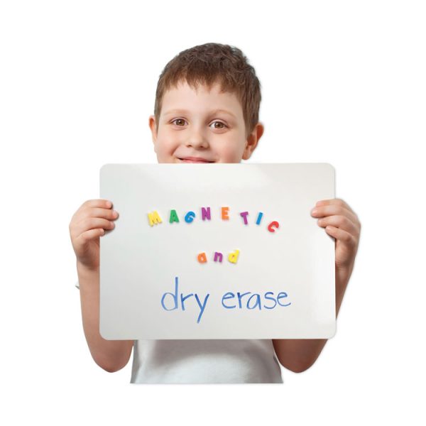 Magnetic Dry Erase Board Set, 12 x 9, White Surface, 12/Pack - Image 3