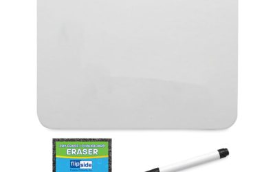 Magnetic Dry Erase Board Set, 12 x 9, White Surface, 12/Pack