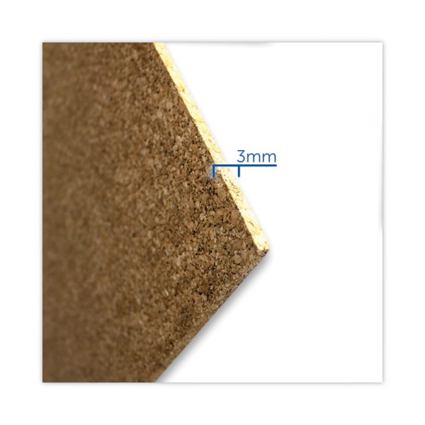 Cork Roll, 96" x 48", 0.12" Thick, Brown Surface - Image 4