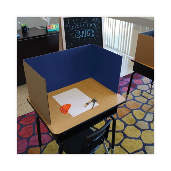 Study Carrel, 48 x 12, Assorted Colors, 24/Pack - Image 4