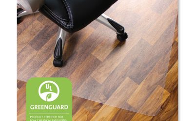 Cleartex Ultimat Xxl Polycarbonate Chair Mat For Hard Floors, 60 X 60, Clear