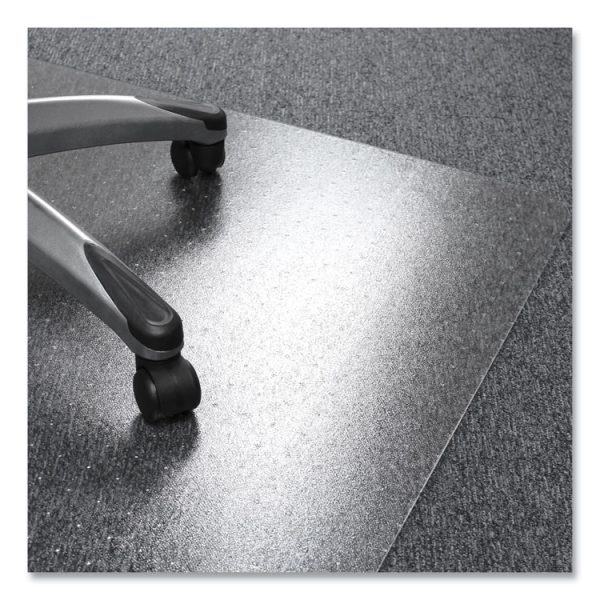 Cleartex Ultimat Polycarbonate Chair Mat For Low/medium Pile Carpet, 35 X 47, Clear - Image 2