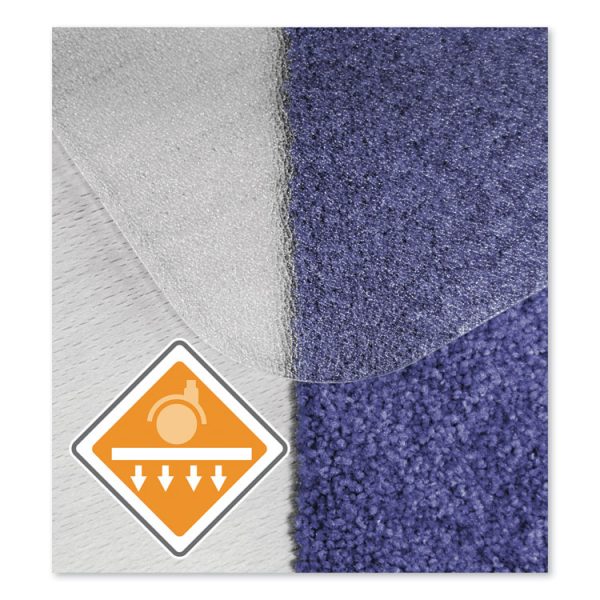 Cleartex Unomat Anti-Slip Chair Mat For Hard Floors/flat Pile Carpets, 60 X 48, Clear