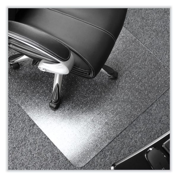 Cleartex Ultimat Polycarbonate Chair Mat For High Pile Carpets, 60 X 48, Clear - Image 2
