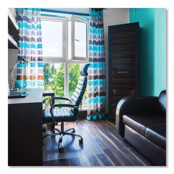 Cleartex Ultimat Polycarbonate Chair Mat For Hard Floors, 48 X 53, Clear - Image 2