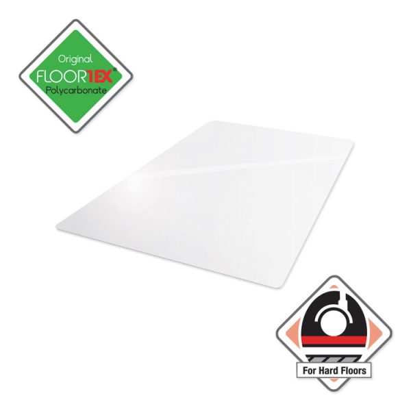 Cleartex Ultimat Polycarbonate Chair Mat For Hard Floors, 48 X 60, Clear - Image 3