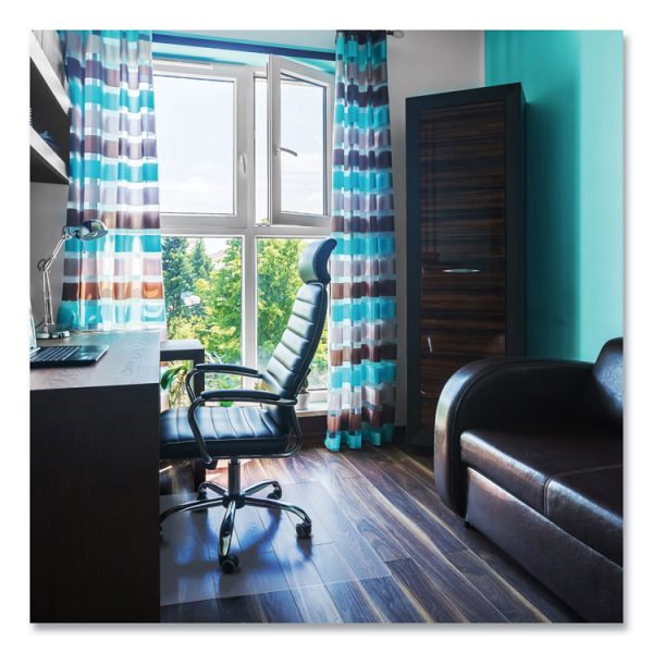 Cleartex Ultimat Polycarbonate Chair Mat For Hard Floors, 48 X 60, Clear - Image 2
