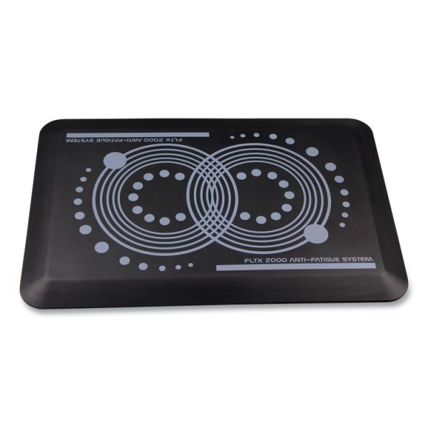 Afs-Tex 2000 Anti-Fatigue Mat, Rectangle, 16 X 24, Midnight Black - Image 2